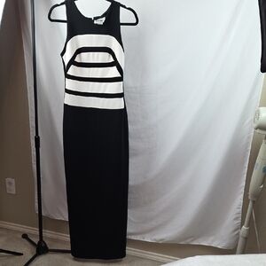 Women's Susan Roselli Formal Dress Vintage Black Tie Classic Classy Sleeveless